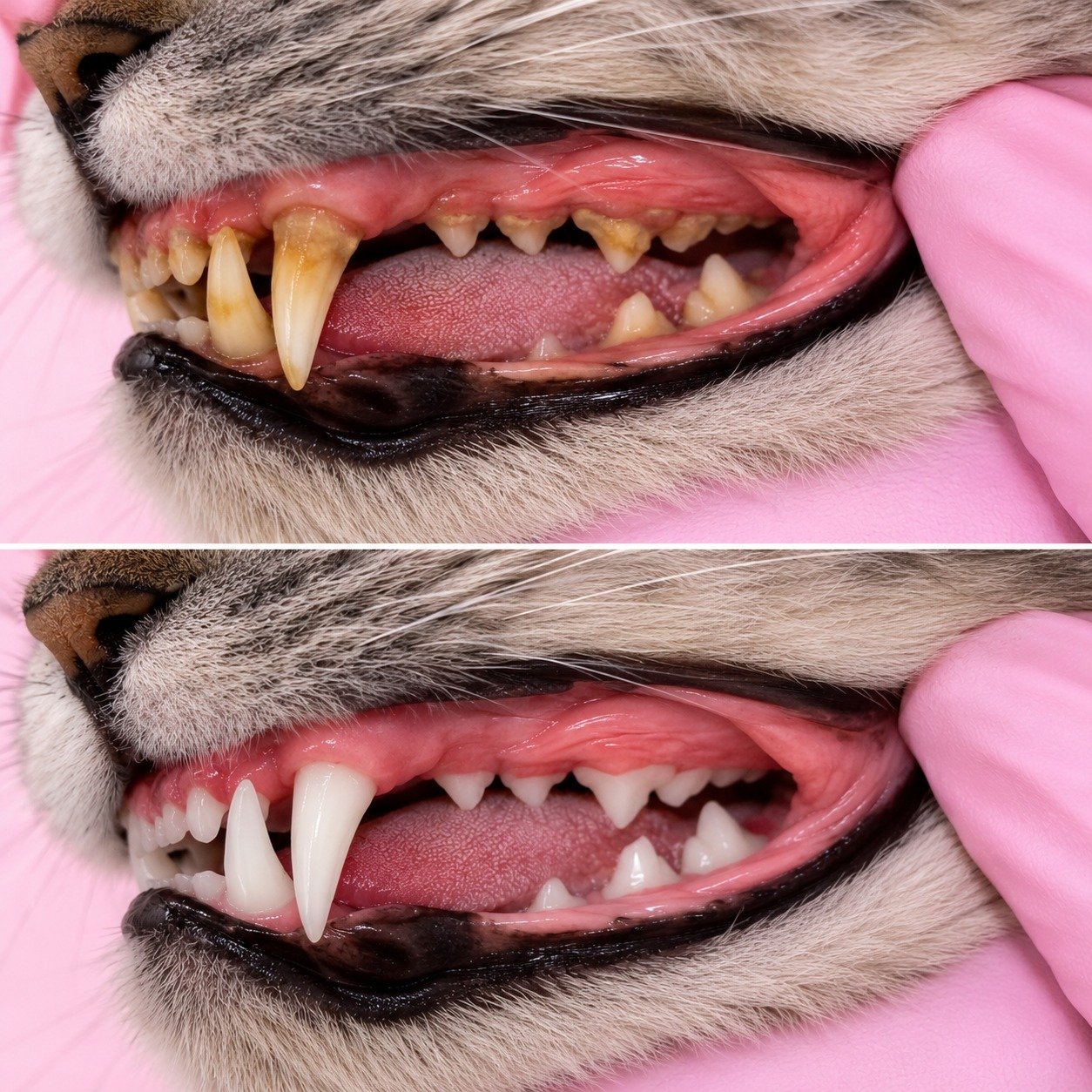 Teeth cleaning procedure